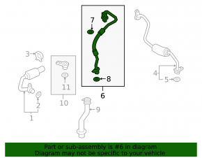 Porsche Cayenne 19-26 3.0T Turbocharger Oil Supply Pipe