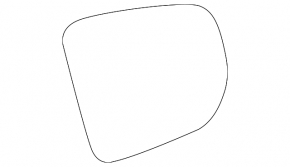 Left mirror element Mercedes X167 GLS 450 580 20-26 heated, BSM