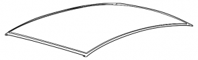 Roof metal Ford Focus mk3 11-18 4d under the hatch, sawed off