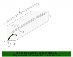 Roof lining front left Ford Explorer 11-19