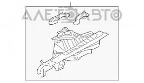 Front right quarter Mazda 6 13-17 without eyelash
