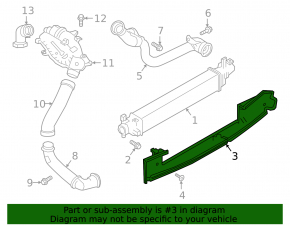 Intercooler deflector Infiniti QX50 19- broken