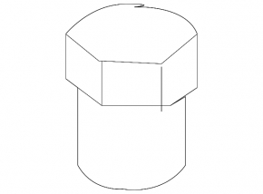 Hood bumper left Chevrolet Equinox 10-17