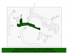 Acura RDX 13-18 automatic transmission radiator bracket