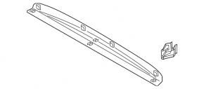 Upper trunk door trim Volvo XC60 18-23 black