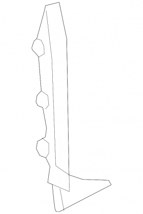 Wing seal door-wing left Volvo XC40 19-25