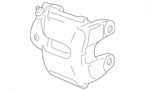 Rear right brake caliper BMW 1 E82 08-13 3.0T N51 N52