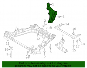 Front left axle shaft for Nissan Leaf 11-17