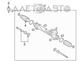 Steering rack Toyota Sienna 04-10