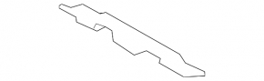 Front bumper bracket on the amplifier central BMW X5 G05 19-23 metal