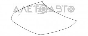 Hood bare Toyota Highlander 20 - aluminum