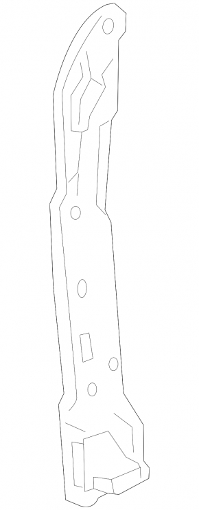 Left door-wing seal for Toyota Avalon 13-18