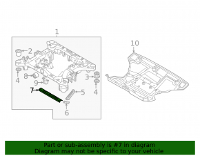 Kia EV6 22-24 Rear Subframe Strut