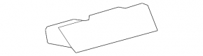 Air duct deflector central Lexus GS300 GS350 GS430 GS450h 06-11 black