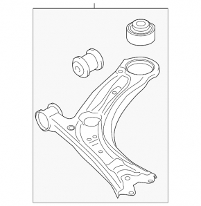 Lower control arm front left VW Beetle 12-19
