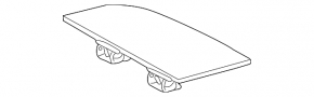 Rear right trunk liner for Lexus RX300 RX330 RX350 RX400h 04-08, gray, for cleaning