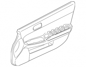 Front left door panel for Mitsubishi Galant 2004-2006