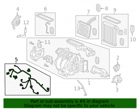 Wiring heater Honda Accord 18-22