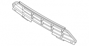Lower grille of the front bumper Hyundai Venue 20-25 SE, SEL