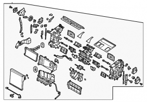 Heater assembly Hyundai Sonata 20-23 auto for 2nd row