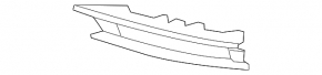 Left fog light grille molding Mercedes W166 ML 12-15 AMG pkg