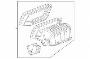 Upper heater housing for Mercedes A-class V177 19-22
