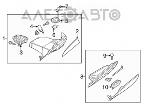 Glove box, glove compartment Mazda3 MPS 09-11