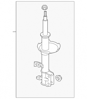 Shock absorber front right Nissan Leaf 11-17 KYB