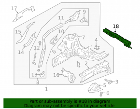 Wiper pan metal Ford Escape MK4 20-24