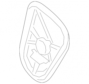 Door panel inner rear right VW Jetta 19-26