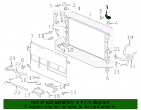 Inverter Radiator Bracket Upper Left Honda Clarity 18-21 USA Metal