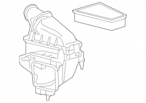 Mercedes CLA 250 14-19 Air Filter Housing