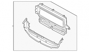 Upper radiator duct Volvo S60 19-25