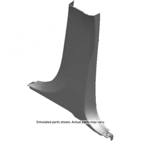 Center pillar trim lower right Chevrolet Bolt EV 22-23 black