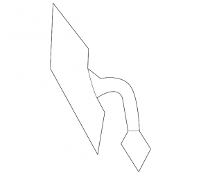 Audi A6 allroad 2025 front bumper tow hook cap
