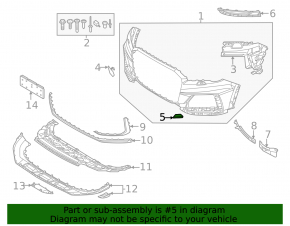 Right headlight washer cap for Audi Q7 2020-2026