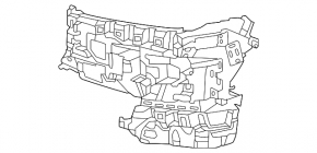 Left front bumper frame mount for BMW iX 22-26 sport