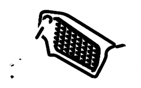 Right floor ventilation grille for Toyota Sienna 21-25, dark gray