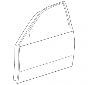 Lexus IS200 IS300 99-05 silver front right door with bumpers
