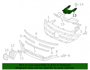 Honda CRV 12-14 grille bracket