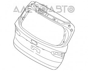 Trunk door assembly Hyundai Santa FE 19-23