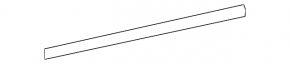 Door trim lower front right Lexus LS460 LS600h 07-12 with chrome