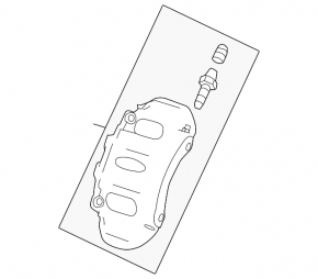 Rear right support VW Touareg 11-17