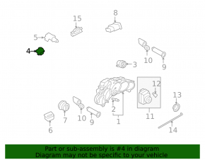 Light sensor Porsche Panamera 10-16