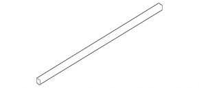 Door seal lower front left Nissan Leaf 13-17