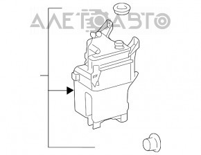 Lexus RX350 RX450h Windscreen Washer Reservoir 16-19