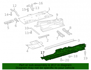 Bottom protection left Mercedes W213 E 17-23