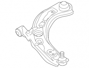 Lower control arm, front right, Mazda CX-30 20-23