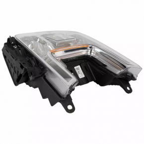 Ford F-150 18-20 right front headlight is bare, halogen, broken mounts, broken housing, cracks in the glass