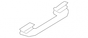 Land Rover Range Rover Velar 18-23 black front right ceiling handle
